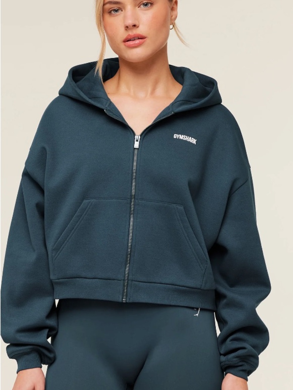 NWT Gymshark Cosy Luxe Zip Through Hoodie